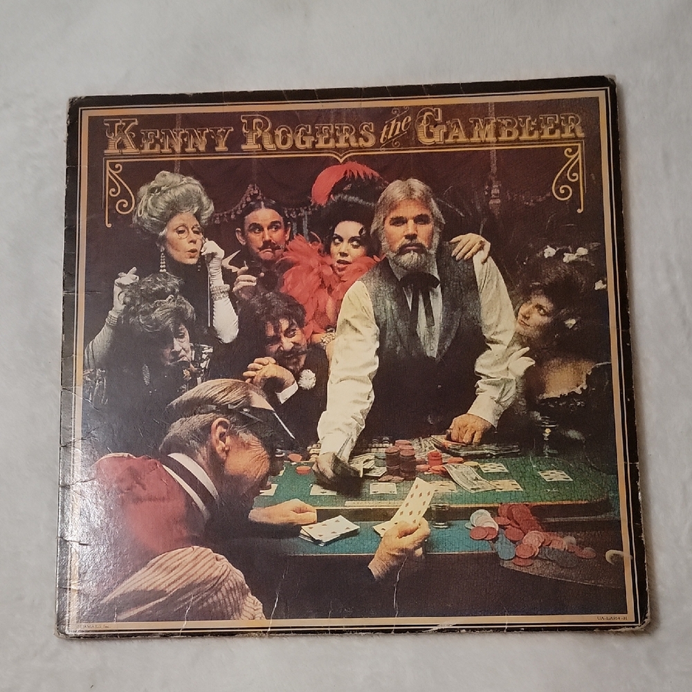 Kenny Rogers The Gambler Vinyl Record 1978